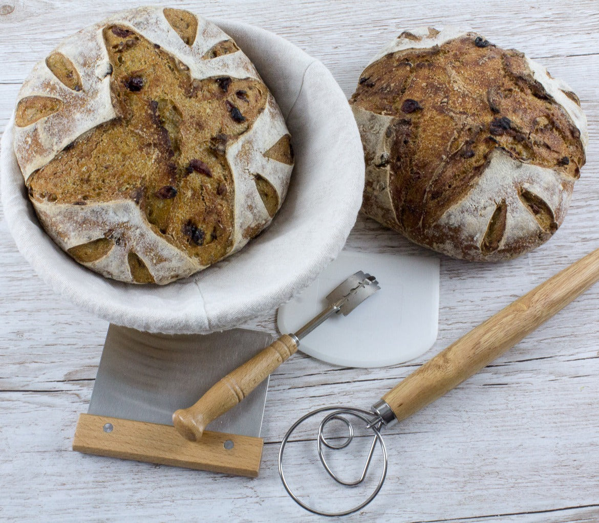 Home artisan bread making kit round 9 inch round banneton bread proof
